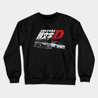 initial d fifth stage Ryosuke Takahashi FC vs Rin Hojo r32 Crewneck Sweatshirt